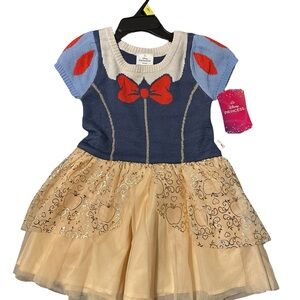 Disney Princess Snow White Costume Dress - Blue, Red, Gold